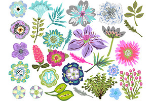 Flowers Clip Art Tropical