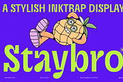 UT Staybro - A Stylish Inktrap Font, a Sans Serif Font by Universitype (Thumbnail 1 of 12)
