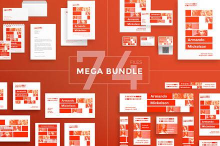 Mega Bundle | Fashion Designer, a Poster Template by Amber Graphics
