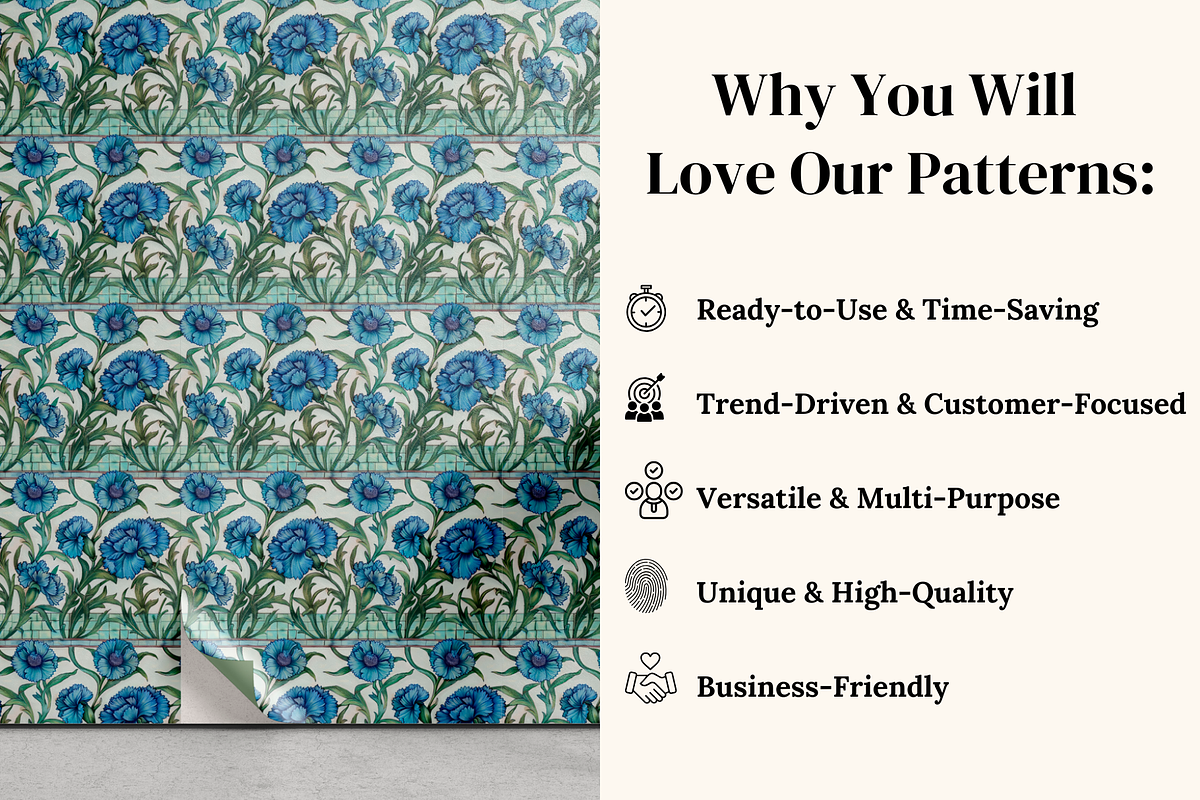 Vintage Tile Osman Patterns, a Pattern Graphic by Ninterints (Photo 4 of 18)