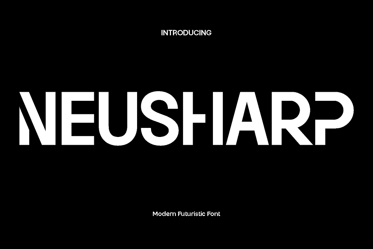 Neusharp - Modern Sans Serif Font, a Sans Serif Font by Luna Shop (Photo 1 of 14)