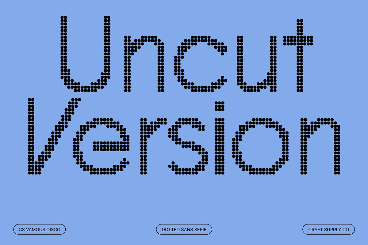 CS Vamous Disco, a Sans Serif Font by Craft Supply Co. (Photo 3 of 8)