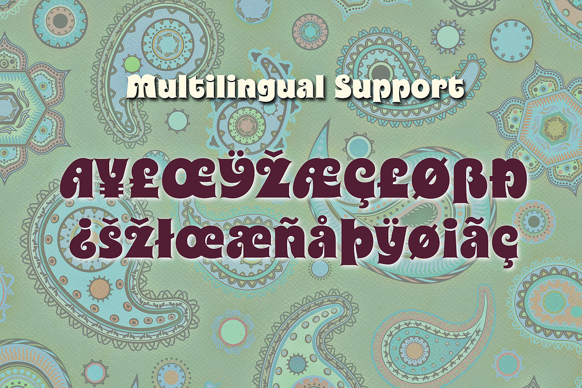 Lotus Petal Font, a Serif Font by Mysterylab Designs (Photo 3 of 5)