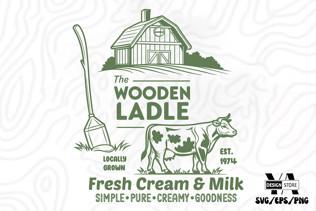 Vintage Farm Sign SVG Sublimation Bu, an Illustration by Ya_ Design Store (Photo 10 of 17)