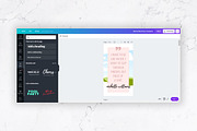 Instagram Stories for Canva | Blush, a Social Media Template by Thirty One Palms Studio (Thumbnail 8 of 9)