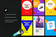 Bolder Social Media Kit +Puzzle Post, a Social Media Template by Fluto Creative Studio (Thumbnail 7 of 9)
