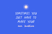 Little weekend | Handwritten font, a Handwritten Font by JuliaVolkova (Thumbnail 2 of 7)