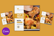 Editable Chicken Fry Canva Template, a Social Media Template by Mishek Munene (Thumbnail 1 of 4)