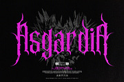 Nortnoh Metal Modern Typeface, a Blackletter Font by alit design (Thumbnail 9 of 20)