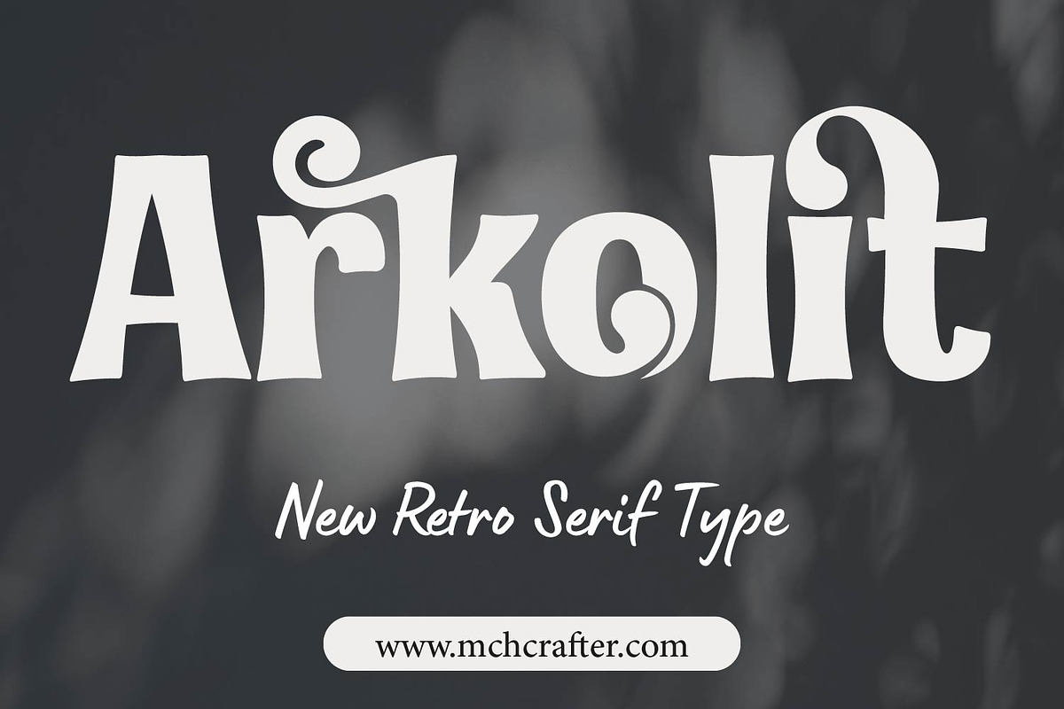 Arkolit | Modern Serif Display Font, a Serif Font by MchCrafter (Photo 1 of 11)
