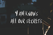 Late Night - Textured Brush Font, a Font by Midnight Grim (Thumbnail 2 of 5)