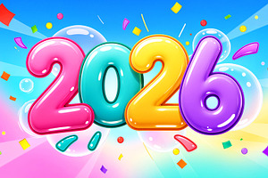 Vibrant and Bubbly 2026 Celebration, a Holiday Photo by Rafoz