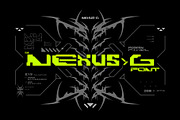 NEXUS-G | Modern Pixel Font, a Sans Serif Font by Nol 3 Studio (Thumbnail 1 of 9)