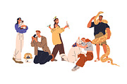 Happy people with cute pets, animals, an Animal Illustration by Good Studio (Thumbnail 8 of 10)