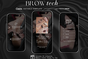 Brow Tech Instagram Video Reels