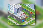 People walking around the city, a Person Illustration by AlexZeL (Thumbnail 1 of 7)