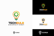Set of Modern Tech Bulb logo designs, a Branding & Logo Template by Lucky Creative (Thumbnail 2 of 5)