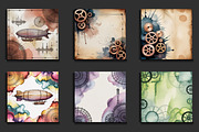 Watercolor Steampunk Paper Backgroun, a Background Graphic by protabsorkar11 (Thumbnail 3 of 4)