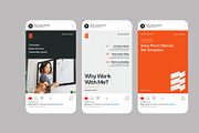 Orange Consultant Company Instagram, a Social Media Template by Neermana (Thumbnail 2 of 4)