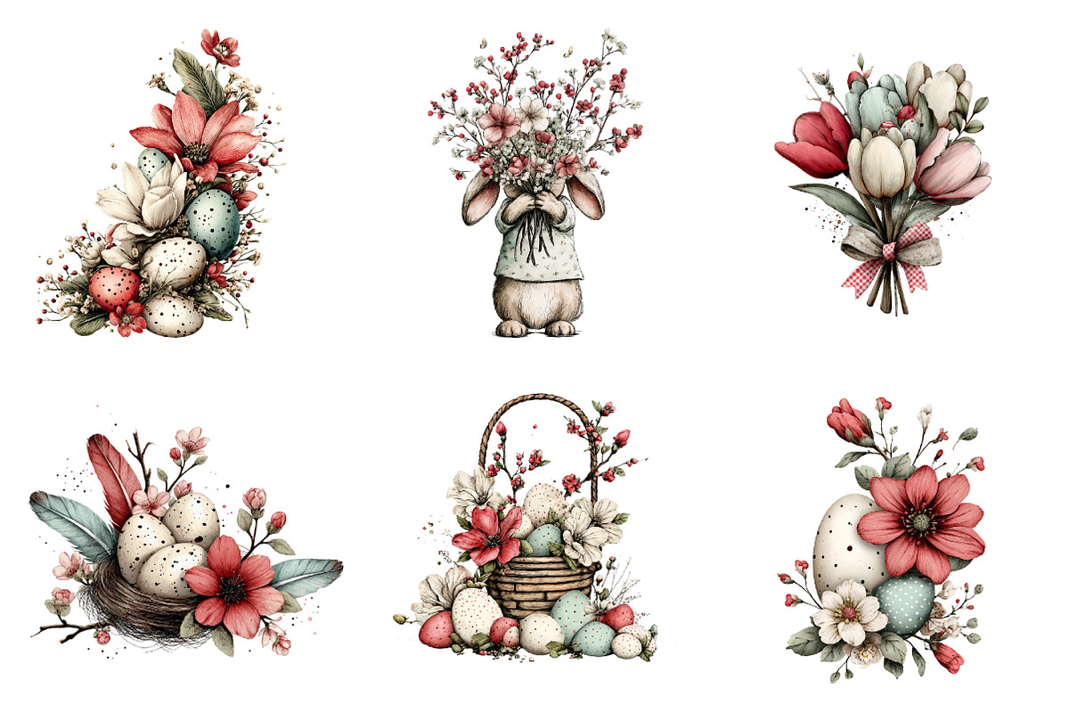 Spring Easter Bundle, an Illustration by Design Market (Photo 2 of 3)