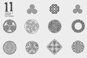 Celtic Patterns Vector Pack