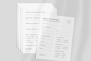 Interior Design Client Questionnaire, a Stationery Template by frommakertomaker (Thumbnail 2 of 7)