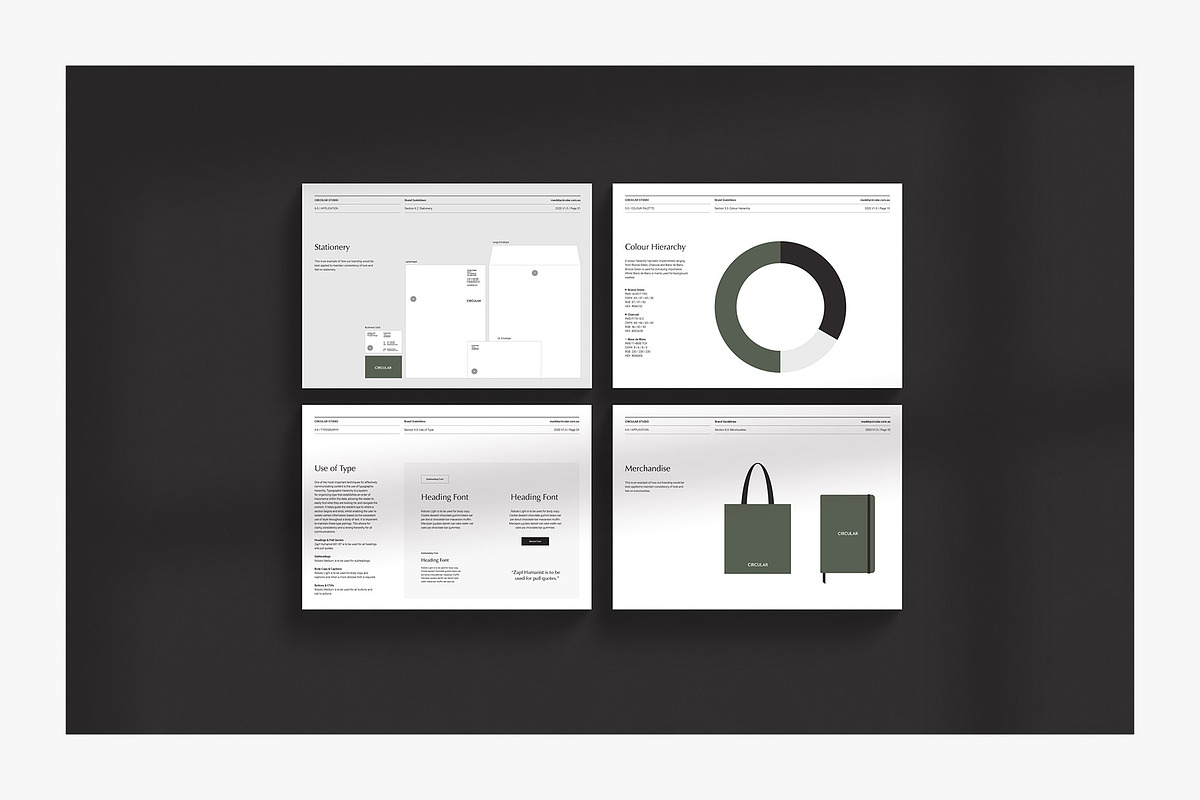 ODESSA / Brand Guidelines, a Presentation Template by Circular (Photo 13 of 20)