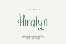 Hiralyn – Elegant Handwritten Font