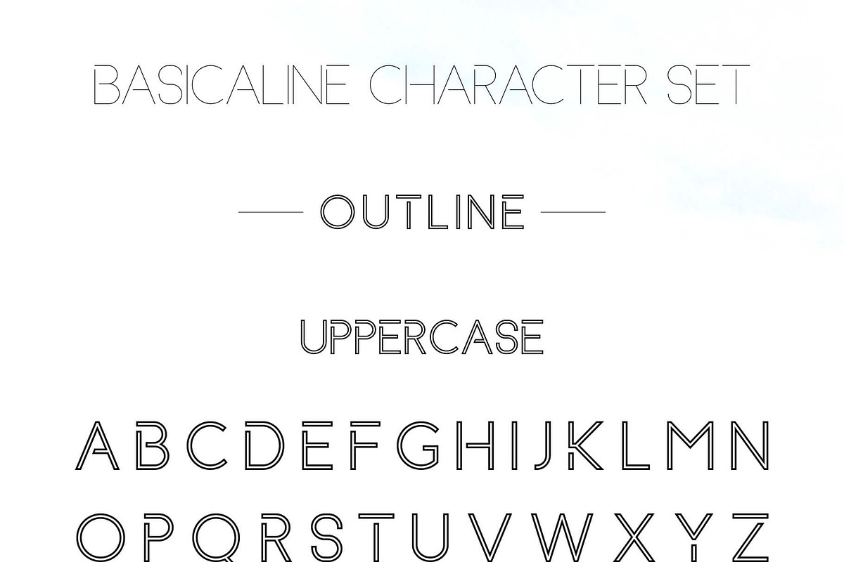 Basicaline Font Family - Sans Serif, a Sans Serif Font by RC graphics (Photo 16 of 21)