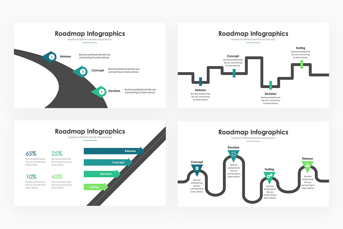 Roadmap Infographics - PowerPoint, a Presentation Template by slidequest (Photo 4 of 7)