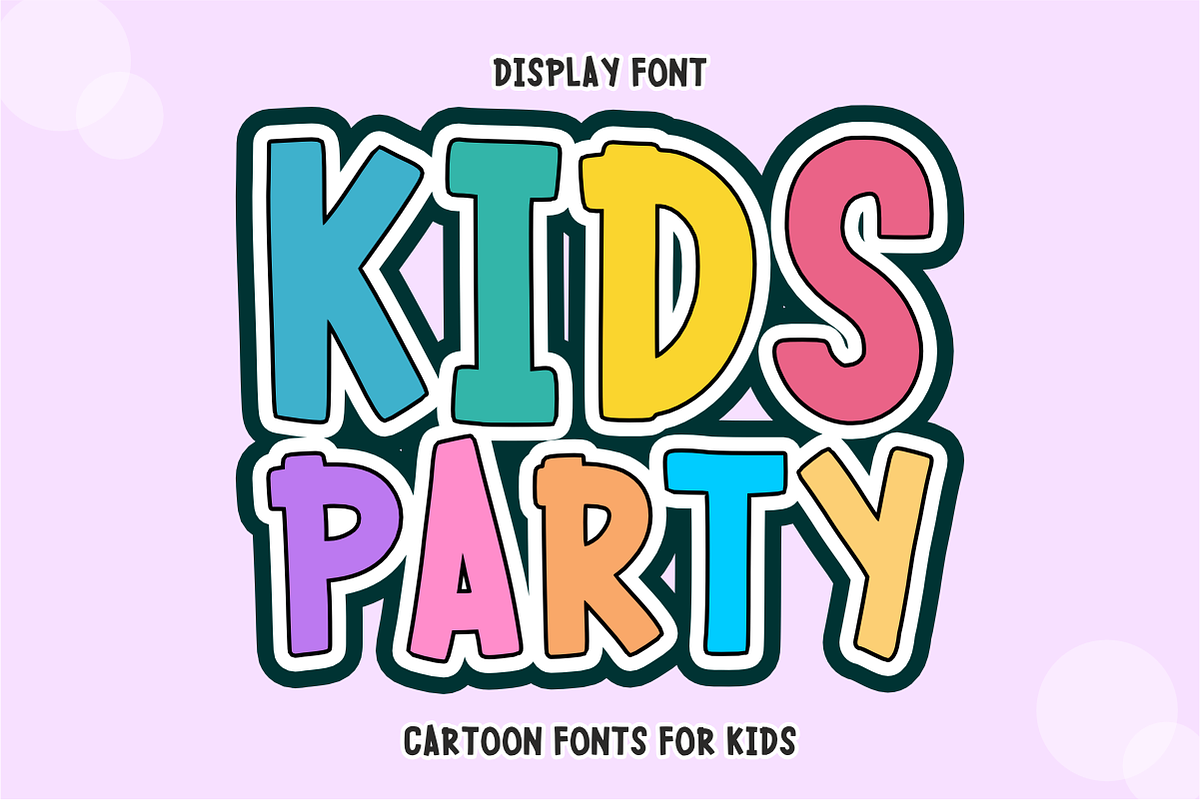 Hello Bold - Cute Chunky Font, a Sans Serif Font by KiddoGlyphs Studio (Photo 3 of 5)
