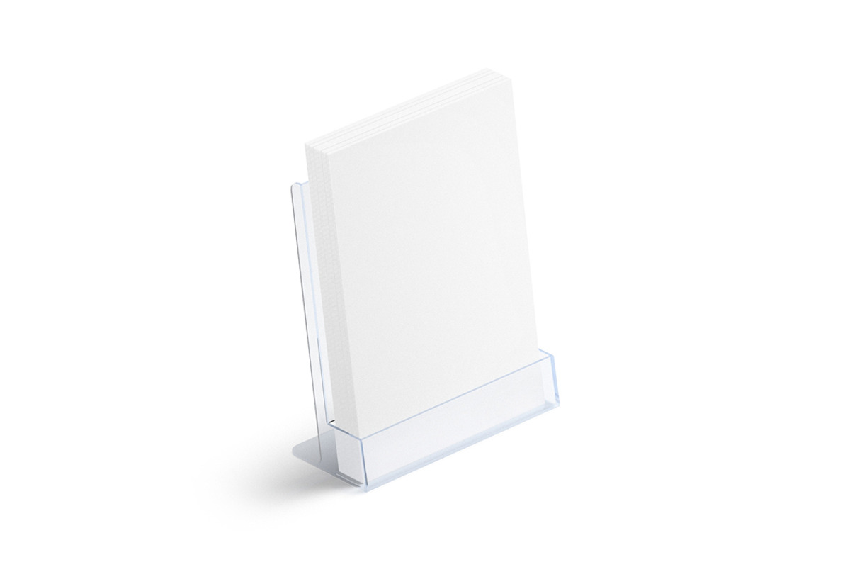 Acrylic A5 Flyer Holder 3D Model, an Object 3D Model by rebrandy (Photo 3 of 7)