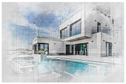 House Concept Sketch Art Effect, an Action Add-On by MRI STUDIO (Thumbnail 27 of 29)