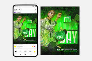 St.Patricks Day Instagram (PSD)