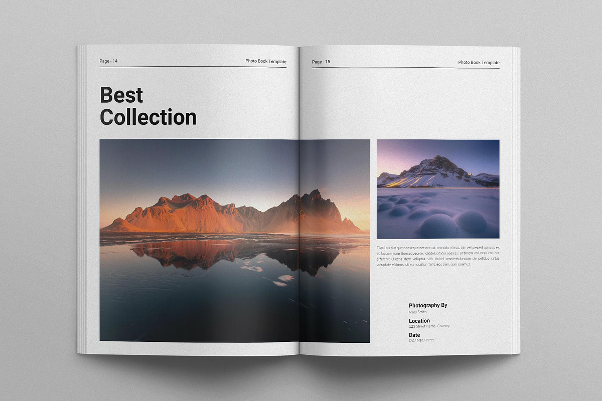 Photo Book Template, a Magazine Template by E-Type (Photo 6 of 7)