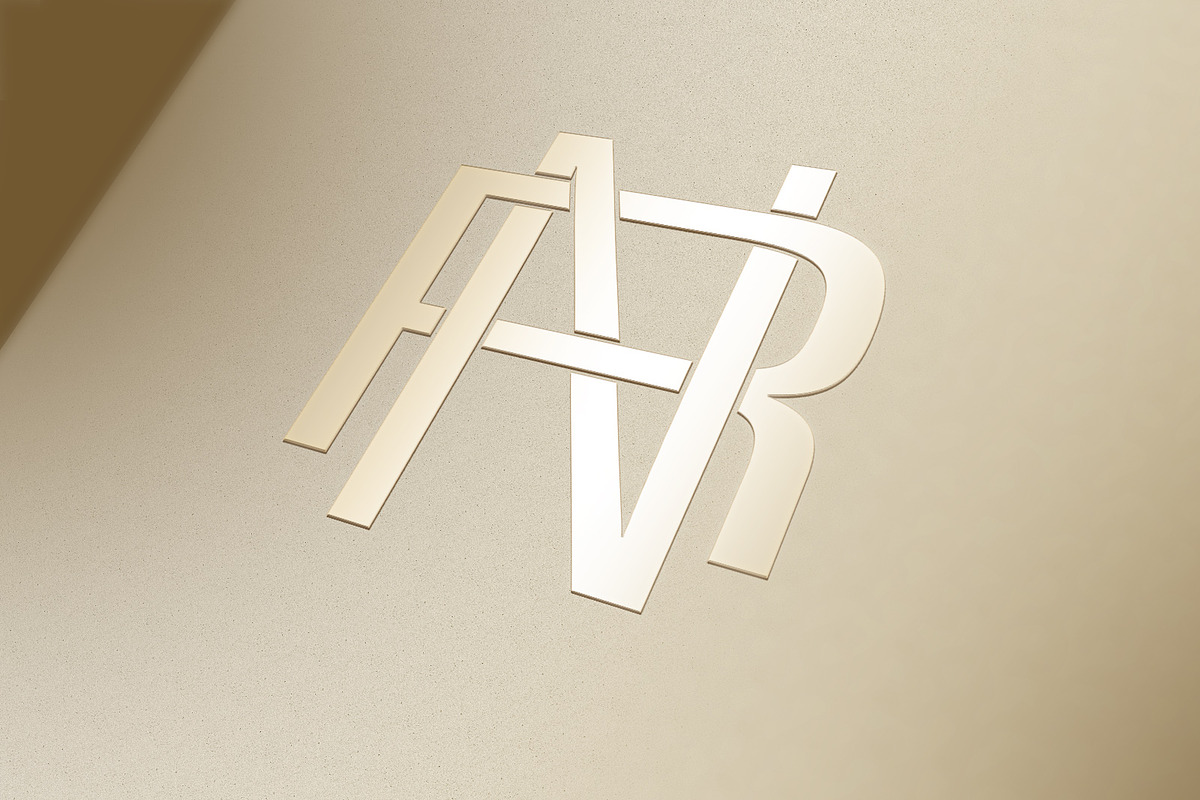 NR Monogram RN Monogram, an Illustration by Shuler Studio