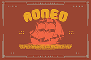 RONEO - Vintage Display Font, a Font by Rightwheels (Thumbnail 1 of 10)