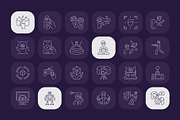 VR Icon Art Set, an Outline Icon by Prosymbols (Thumbnail 6 of 7)