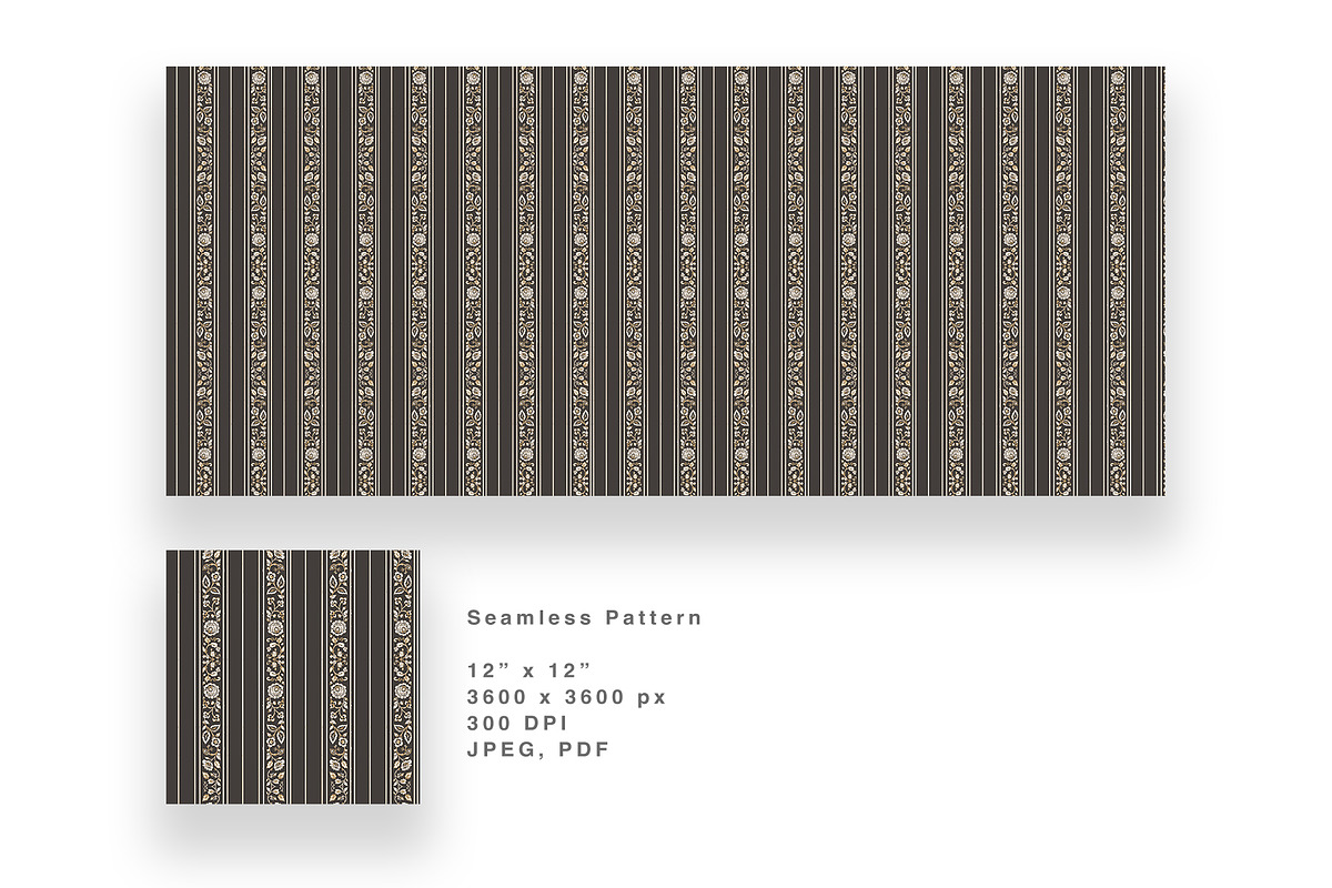 6 Seamless Patterns:Vintage Heritage, a Pattern Graphic by StudioCitra (Photo 10 of 11)