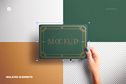 7x5in Paper Card Rounded Corners, a Mockup by Custom Scene (Thumbnail 4 of 10)