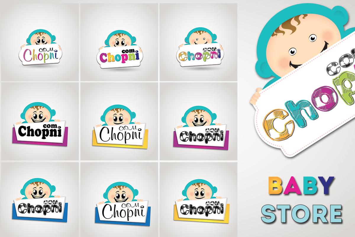 Baby Store Logo, a Branding & Logo Template by Konakchiev