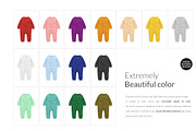 Baby Fleece Growsuit Mock-ups, an Apparel Mockup by Mocca Mockups Store (Thumbnail 14 of 22)