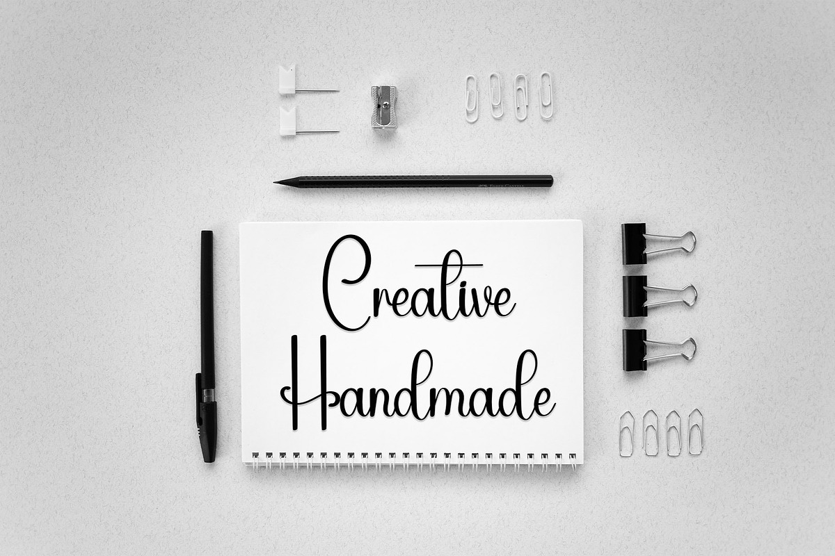 Cutting, a Handwritten Font by InermediaSTUDIO (Photo 3 of 7)