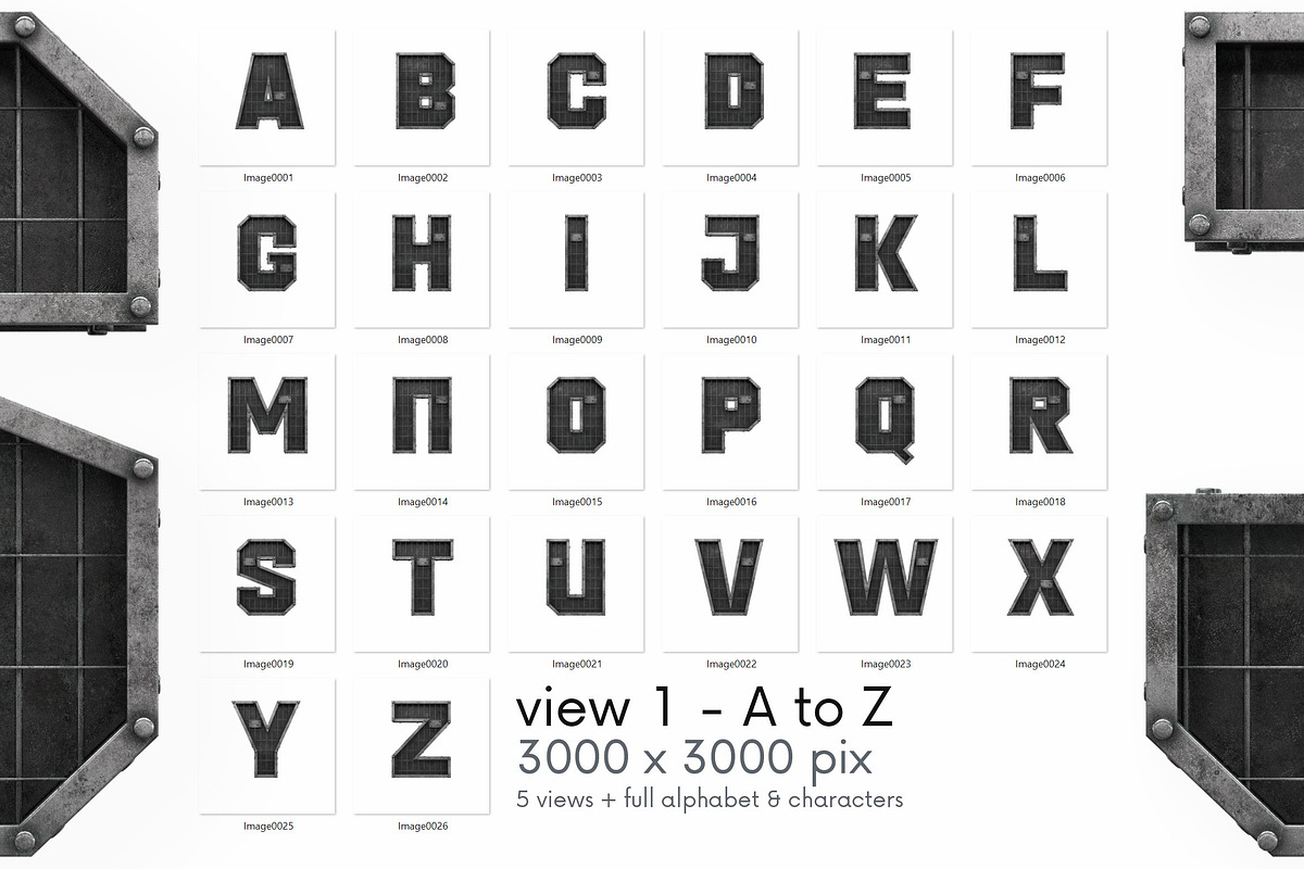 Industrial Box - 3D Lettering, a Graphic by MIIM