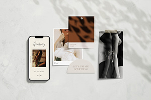 Mood Board Mockup Scene Creator