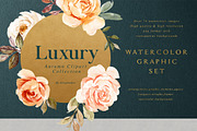 Luxury-Autumn Clipart Collection, a Texture Illustration by Graphic Box (Thumbnail 1 of 9)
