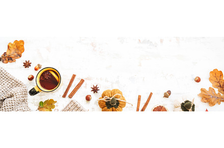 Fall background. Cozy autumn on, a Background Photo by Nadia-nb