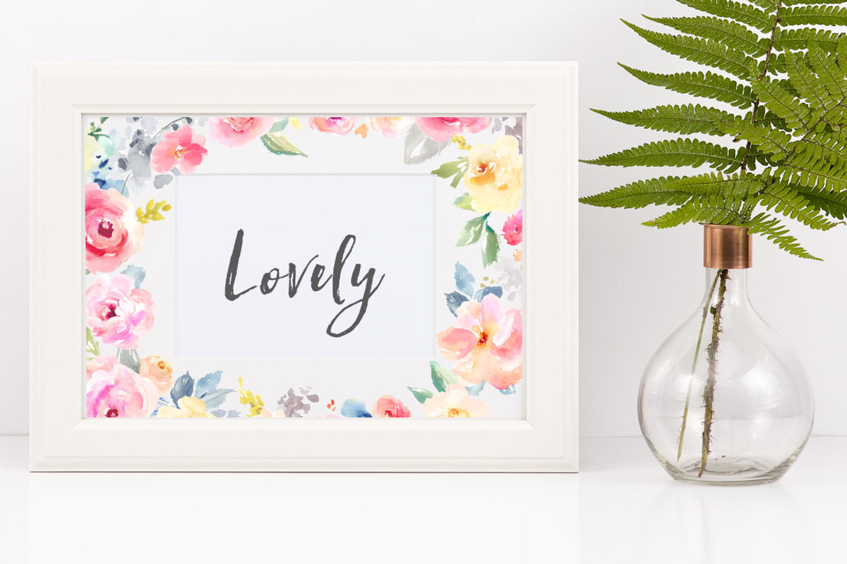 Emma Kay Watercolor Clip Art Flower, an Illustration by Angie Makes (Photo 3 of 6)
