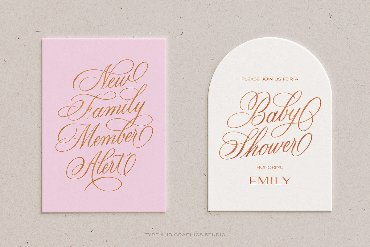 Baby Arrival Lettering, an Object Graphic by Type and Graphics Studio (Photo 4 of 16)