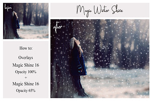 30 Magic Winter Shine Overlays PNG